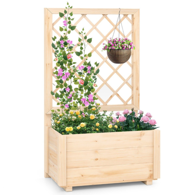 blumenstnder holz eiche Blumenstnder 50 cm