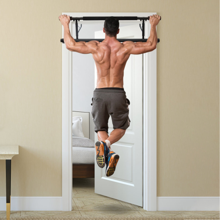 Klimmzugstange Türreck Fitness Hometrainer Pull-Up-Bar Schwarz 100,5 x 26,5 x 35cm