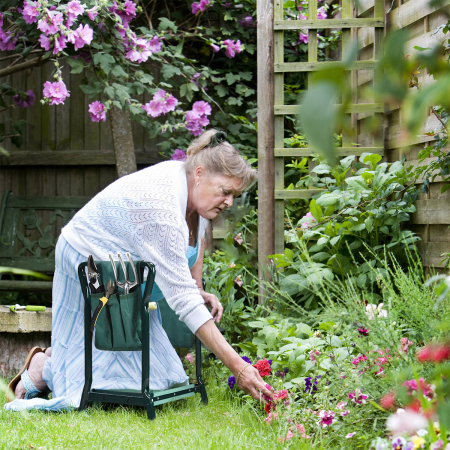 Garten Kniebank Gartenhocker Arbeitshocker für Gartenarbeit Knieschutz