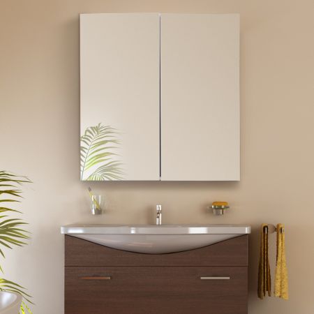  60 x 22 x 64 cm Badezimmerschrank Wandhängeschrank Spiegelschrank 