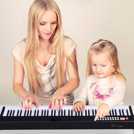 Musikspielzeug mit Licht Musikinstrumente Klavier Tastatur Piano Babyspielzeug 