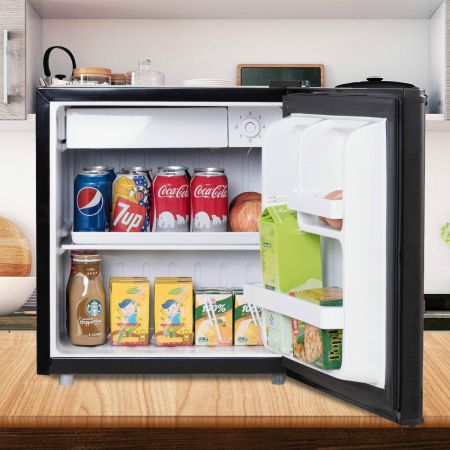 Mini Kühlschrank mit Gefrierfach Kühl-Gefrier-Kombination A+ 48L 