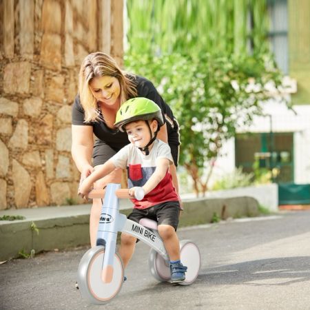 Costway Kinder Laufrad Balance Fahrrad Balance Bike Kinderlaufrad Lauflernrad Dreirad ohne Pedal für Kinder Blau