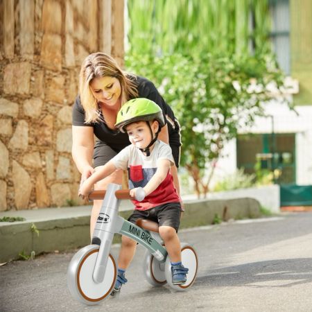 Costway Baby-Dreirad Dreirad für Kinder im Altervon 1-3 Jahren Kinder Laufrad Dreirad ohne Pedal für Kinder Grau